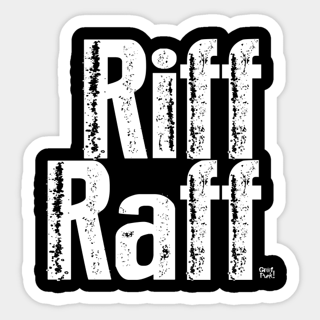 RIFF RAFF Sticker by GrafPunk